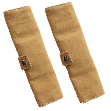 luzen 2Pc Portable Cutlery Storage Bag Roll Up Chopsticks Forks Spoon Tableware Carrying Storage Bag Case Flatware Pouch Holder for Camping Travel Picnic Office Home School Use Khaki