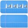 Saintrygo 4 Pieces Silver Storage Bags Anti Tarnish Silver Protector Bags Blue Holder for Silverware Flatware Storage Organizer Cloth Place Setting Roll with White Ribbon for Kitchen Utensils