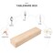 SHOWERORO Bamboo Knife and Fork Storage Box with Sliding Lid Rectangular Flatware Organizer for Travel and Kitchen Drawer Compact 965X248X15 Inch Utensil Case