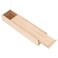 SHOWERORO Bamboo Knife and Fork Storage Box with Sliding Lid Rectangular Flatware Organizer for Travel and Kitchen Drawer Compact 965X248X15 Inch Utensil Case