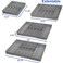 Simple Houseware Expandable Kitchen Drawer Flatware Organizer Gray Adjustable Cutlery Tray with 9 Compartments for Utensils and Silverware