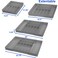 Simple Houseware Expandable Kitchen Drawer Flatware Organizer Gray Adjustable Cutlery Tray with 9 Compartments for Utensils and Silverware