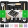 SpaceHacks Silverware OrganizerAdjustable Expandable Utensil Drawer Organizer BPA Free Utensil Holder Cutlery Tray for Forks Spoons Knives in Kitchen Medium Black