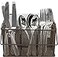 Sorbus Utensil Caddy Silverware Napkin Holder and Condiment Organizer MultiPurpose Steel Mesh CaddyIdeal for Kitchen Dining Entertaining Tailgating Picnics and much more Bronze