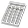 Loyareal Silverware Organizer Utenisl Organizer Holder Kitchen Drawer Organizer Plastic Silverware Tray for Drawer Flatware Organizer 5 Compartment White