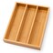 Fibogollo Silverware Organizer Bamboo Kitchen Drawer Organizer Kitchen Utensil Organizers Flatware Organizer Tray for Flatware UtensilsNatural