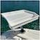 Five Oceans Boat Cutting Board 17x14 Deluxe Bait Cutting Table with Rod Holder Mount Knife Pliers Holder 3 Deep Trays Draining Hole FO4298