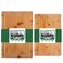 Freshware Bamboo Cutting Boards for Kitchen with Juice Groove Set of 2 Wood Cutting Board for Chopping Meat Vegetables Fruits Cheese Knife Friendly Serving Tray with Handles
