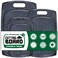 Freshware Plastic Cutting Boards for Kitchen Cutting Board Set of 3 Juice Grooves with Easy Grip Handle BPAFree Dishwasher Safe Black Marble