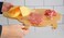 Home-X HOMEX PigShaped Bamboo Reversible Cutting Board and Serving Tray Cheese Board Kitchen Tray or Fruit PlatterNatural Color15 58 x 9 12 x 58