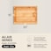 John Boos Aujus Series Rectangular Wooden Maple Cutting Board 20x15 15 Thick 12lb Reversible Butcher Block with Sloped Juice Groove EdgeGrain Finger Grips Made in the USA