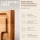 John Boos Aujus Series Rectangular Wooden Maple Cutting Board 20x15 15 Thick 12lb Reversible Butcher Block with Sloped Juice Groove EdgeGrain Finger Grips Made in the USA