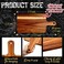 Nuenen 10 Pcs Wood Cutting Board with Handle 157 x 78 Inch Acacia Wooden Serving Kitchen Chopping Boards for Pizza Bread Cheese Charcuterie Fruit VegetablesAcacia