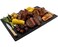 Thirteen Chefs Extra Large 30 x 18 Inch Grooved Cutting Board Carving Meat BBQ Fish Meat and Game 12 Inch Thick Black HDPE Plastic 10 pounds