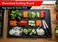 Thirteen Chefs Extra Large 30 x 18 Inch Grooved Cutting Board Carving Meat BBQ Fish Meat and Game 12 Inch Thick Black HDPE Plastic 10 pounds