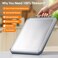 Angadona Titanium Cutting Board Double Sided Titanium Cutting Boards for kitchen Wheat straw Large Cutting Board for meat Easy Clean and Non toxic Chopping Board Dishwasher Safe 16L x 11W
