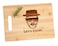The Quintessential Breaking Bad Engraved Bamboo Wood Cutting Board with Handle Funny Gift for Fathers Day Birthday Christmas Charcuterie Cheese Tray 13 x 95