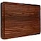 AZRHOM Walnut Wood Cutting Board 17x11in Large Wooden Chopping Boards with Deep Juice Groove and Side Handle Thick Butcher Block for Kitchen Meat Cheese Gift for Wife Mom Gift Box