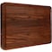 AZRHOM Walnut Wood Cutting Board 17x11in Large Wooden Chopping Boards with Deep Juice Groove and Side Handle Thick Butcher Block for Kitchen Meat Cheese Gift for Wife Mom Gift Box