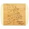 Totally Bamboo A Slice of Life Rhode Island State Serving and Cutting Board 11 x 875