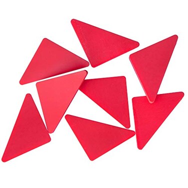 Thirteen Chefs Cutting Board Feet Non Slip Silicone Pads Set of 8 Red Non Adhesive Glue Free