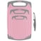 ROTTOGOON Cutting Boards for Kitchen Plastic Chopping Board Set of 4 with NonSlip Feet and Deep Drip Juice Groove Easy Grip Handle Dishwasher Safe BPA Free NonporousPinkGray