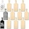 Marsui 12 Pieces Mini Wooden Cutting Board for Craft DIY Chopping Board with Handle Small Craft Charcuterie Tray for Kitchen Cooking Vegetables Decor94 x 35 Inch