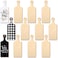 Marsui 12 Pieces Mini Wooden Cutting Board for Craft DIY Chopping Board with Handle Small Craft Charcuterie Tray for Kitchen Cooking Vegetables Decor94 x 35 Inch