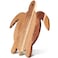 Patelai Acacia Wood Sea Turtle Cutting Board 14 x 12 Inch Wooden Bread Board Cheese Serving Platter Serving Charcuterie Board for Meat Cheese and Vegetables