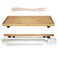 Ansoon Bamboo Wood Cutting Board Compatible with Breville BOV800XL 860BSS 845BSS Protects Smart Toaster Oven With Heat Resistant Silicone Feet and Oven Rack Push Accessories Creates Storage Space