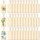 Marsui 36 Pcs Wooden Mini Cutting Board with Handle Unfinished Wood Craft Mini Charcuterie Boards Paddle Blank Small Chopping Plank for DIY Kitchen Cooking Vegetables Decor94 x 35 Inch