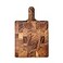 BF BILL.F End Grain Cutting Board with Handle for Meat Cheese BoardVegetablesBreadDecorative Wooden Serving Board for Kitchen and Dining Room13 x 9