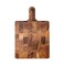 BF BILL.F End Grain Cutting Board with Handle for Meat Cheese BoardVegetablesBreadDecorative Wooden Serving Board for Kitchen and Dining Room13 x 9
