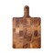 BF BILL.F End Grain Cutting Board with Handle for Meat Cheese BoardVegetablesBreadDecorative Wooden Serving Board for Kitchen and Dining Room13 x 9