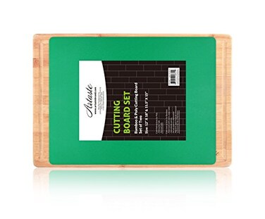 Artaste 28744 Bamboo Cutting Board and Flexible Cutting Board Set