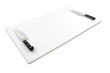 Thirteen Chefs Extra Large 30 x 18 Inch Cutting Board for Meats Game and Fish 12 Inch Thick HDPP Plastic for Food Service 10 pounds
