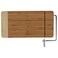 Home-X HomeX Bamboo Cheese Cutting Board with Stainless Steel Wire Cheese Slicer The Ultimate TwoInOne Kitchenware Appliance with Little to No Mess