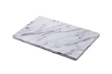 JEmarble Pastry Board 8x12 inch with NonSlip Rubber Feets for Stability Perfect for Keep the Dough Cool and Chocolate TemperingPremium Quality White