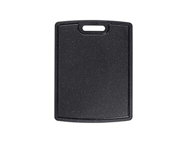 Dexas PolyDuO Reversible Cutting Board 11 x 145 Inches White and Midnight Granite