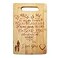 BESTWD Mothers Present Special Love Heart Poem Bamboo Cutting Board Mom Present Mother Day Mom Birthday Holiday Engraved Side For Decor Display or Hanging Reverse Side For Usage 106 x 7 Rectangle