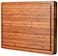 Allsum XL Cutting Board for Kitchen 20x15 Extra Large 1 Thick Bamboo Wood Butcher Chopping Block Cheese Board Durable Reversible with Juice Grooves and Handles