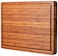 Allsum XL Cutting Board for Kitchen 20x15 Extra Large 1 Thick Bamboo Wood Butcher Chopping Block Cheese Board Durable Reversible with Juice Grooves and Handles