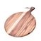 BF BILL.F BILLF Pizza Peel14 L x 14 W Acacia Wood Cutting Board with 5 Handle 19 Overall Length