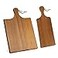 AIDEA Wood Cutting Board with Handle Cheese Board Charcuterie Board for Cutting and Serving 17X11 with 17X6