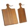 AIDEA Wood Cutting Board with Handle Cheese Board Charcuterie Board for Cutting and Serving 17X11 with 17X6
