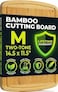Greener Chef GREENER CHEF 15 Inch Medium Cutting Board with Lifetime Replacements Bamboo Cutting Boards for Kitchen Butcher Block Medium Wooden Chopping Board for Meat Veggies Non Toxic Charcuterie Bo
