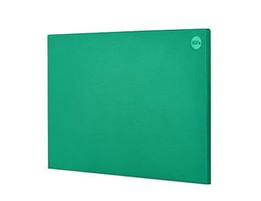 CURTA Cutting Boards for Kitchen 18 x 12 x 05 Green Color Coded Plastic Chopping Board with Anti Slip Surface Dishwasher Safe