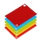 Goodluck GoodLuck 5 Pieces Flexible Cutting Boards with Hanging Hole BPA Free Plastic Cutting Boards for Kitchen Non Slip Cutting Mat for Meat and Vegetables