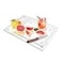Seelenruhe Tempered Glass Cutting Boards for Kitchen Counter Clear Cutting Boards for Countertop NonSlip HeatResistant Easy to Clean Kitchen Decoration 16x12 12x8 2PCS