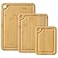Totally Bamboo Cutting Boards for Kitchen with Juice Groove Set of 3 Bamboo Wood Cutting Board Set in Small Medium Large Sizes